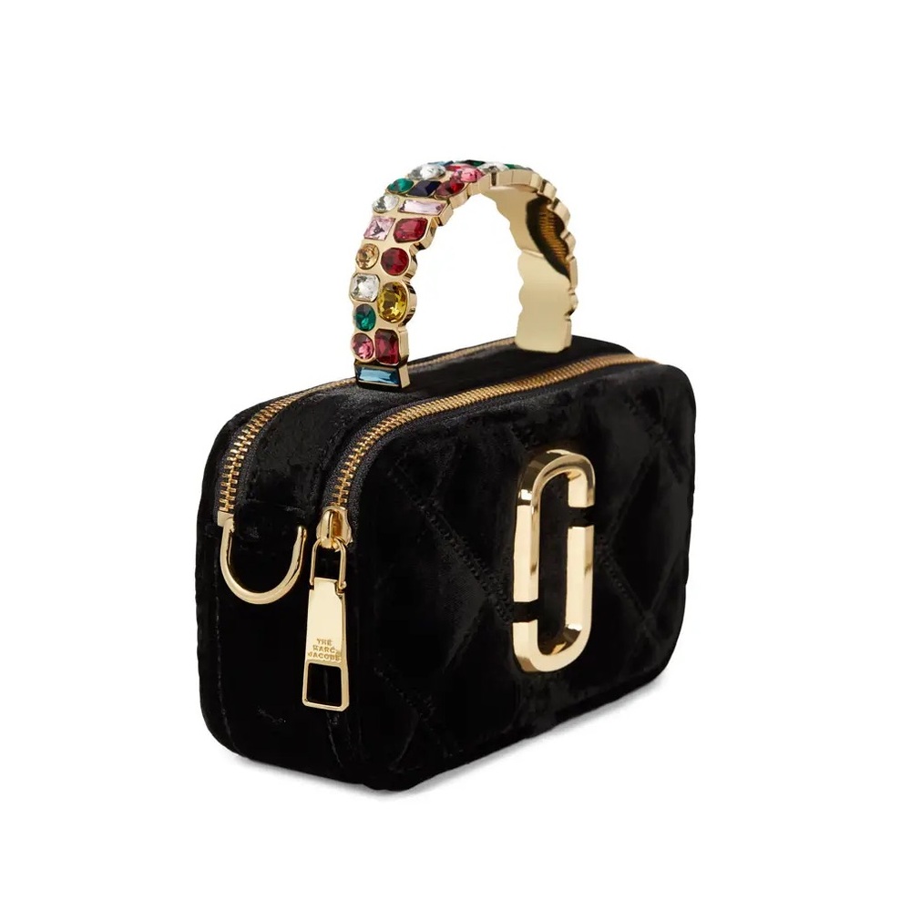 Marc Jacobs Snapshot Jewel Small Velvet Crossbody🌈
